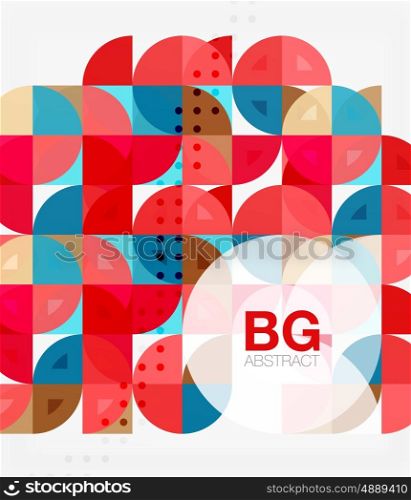 Vector circle abstract background. Vector template background for workflow layout, diagram, number options or web design