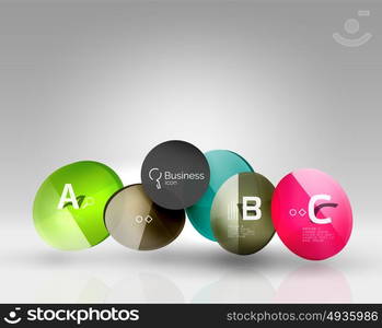 Vector circle infographics. Vector circle infographics. Vector template background for print workflow layout, diagram, number options or web design banner