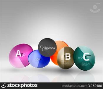 Vector circle infographics. Vector circle infographics. Vector template background for print workflow layout, diagram, number options or web design banner