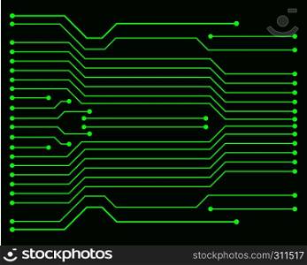 Vector circuit board illustration. EPS10