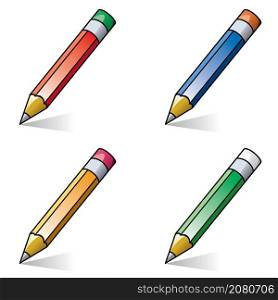 vector clipart of pencils