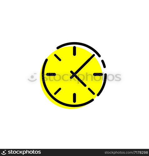 Vector Clock icon. Clock icon in trendy flat style. Clock icon. Simple vector sign. Eps10. Vector Clock icon. Clock icon in trendy flat style. Clock icon. Simple vector sign