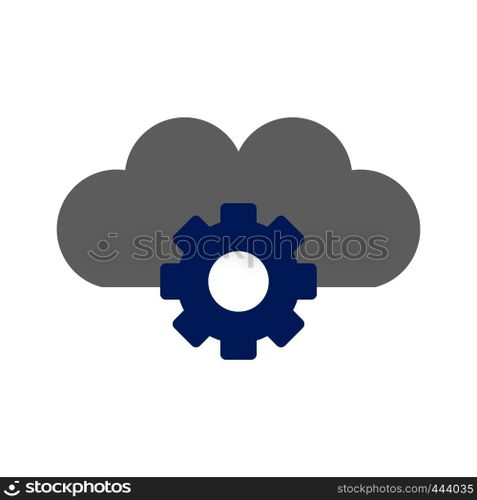 Vector Cloud Settings Icon