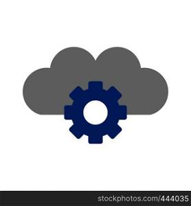 Vector Cloud Settings Icon