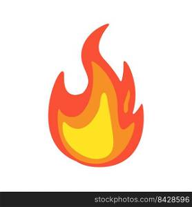 Vector Collection of Flame. Simple fireball design C&fire and fire prevention ideas
