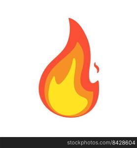 Vector Collection of Flame. Simple fireball design C&fire and fire prevention ideas