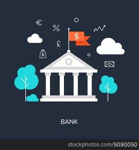 Vector collection of flat and colorful business and finance concepts. Design elements for web and mobile applications.