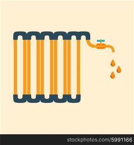 Vector color abstract design tangled pipes eps.. Vector color abstract design tangled pipes eps