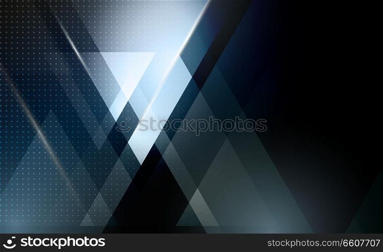 Vector color abstract geometric banner with triangle shapes.. Vector abstract geometric background with triangle shape