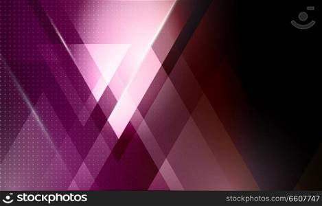 Vector color abstract geometric banner with triangle shapes.. Vector abstract geometric background with triangle shapes