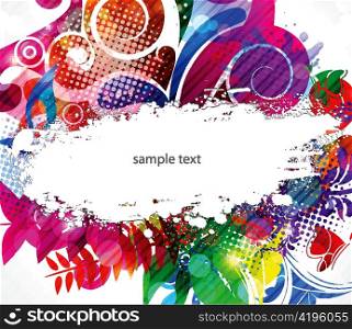 vector colorful abstract background