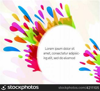 vector colorful abstract background
