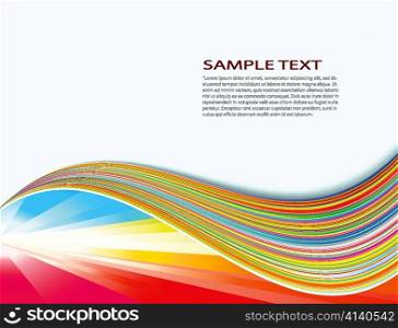 vector colorful abstract background with rainbow