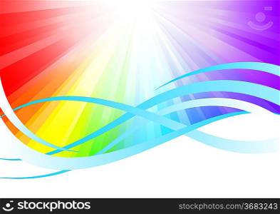""Vector colorful background; clip-art""
