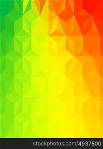 vector colorful background. Vector three dimensional special effect. Optical illusion of 3d. Pattern with polygonal tiles. Abstract vector 3d effect. Illusion of gradient effect. EPS10. Low poly pattern. Geometric background