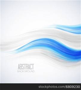 Vector colorful background with wave, modern abstract design
