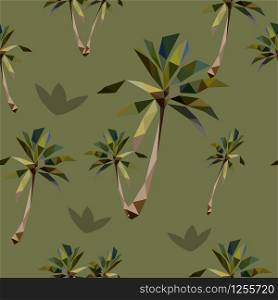 Vector Colorful Branches Seamless Pattern Background With abstract plants with fun leaves and branches forming a floral texture.. orange with green foliage color background seamless pattern