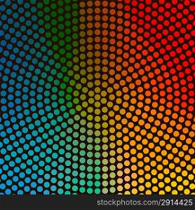 Vector Colorful Circle Geometric Background