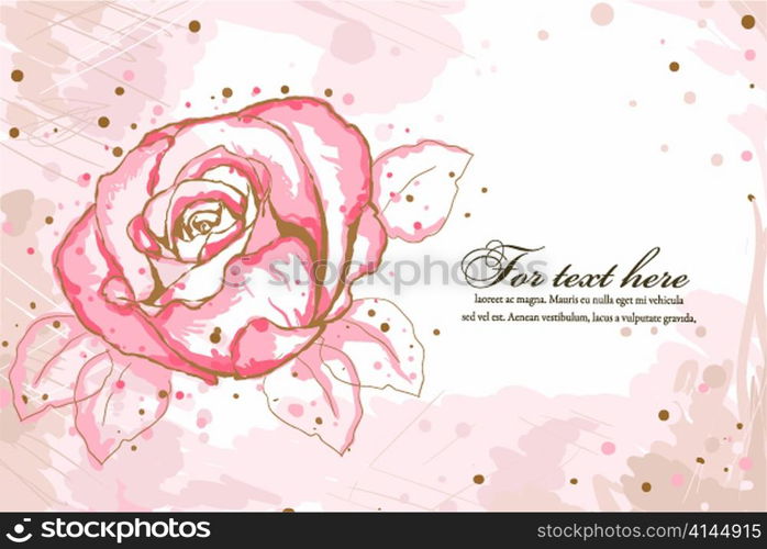 vector colorful floral background