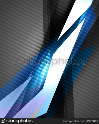 Vector colorful futuristic glossy lines on black. For business \ technology backgrounds, banners, presentations, infographics