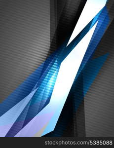 Vector colorful futuristic glossy lines on black. For business \ technology backgrounds, banners, presentations, infographics