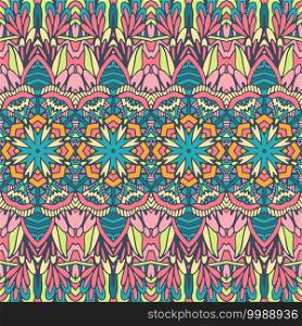 Vector colorful geomertric art background. seamless pattern ornamental