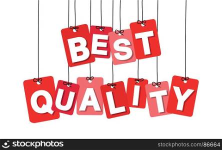 Vector colorful hanging cardboard. Tags - best prices. Vector colorful hanging cardboard. Tags - best prices on white background