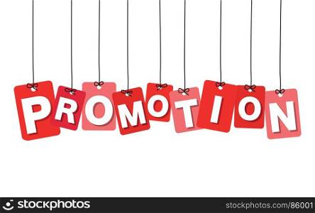 Vector colorful hanging cardboard. Tags - promo. Vector colorful hanging cardboard. Tags - promo on white background