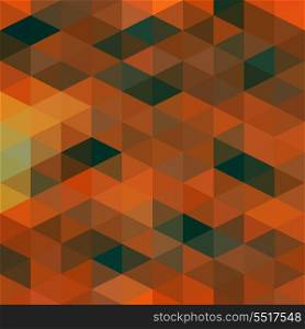 Vector Colorful Triangle Mosaic Background