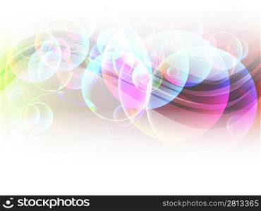 vector colorful wave, EPS 10 with mesh gradient