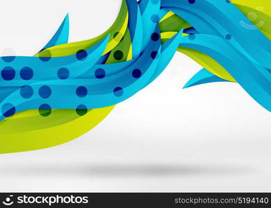 Vector colorful wave lines in white and grey 3d space. Vector colorful wave lines in white and grey 3d space. Abstract background for your message, vector illustration - business or technology presentation wallpaper