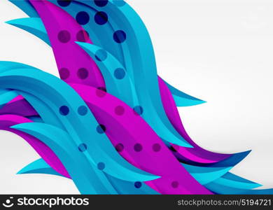 Vector colorful wave lines in white and grey 3d space. Vector colorful wave lines in white and grey 3d space. Abstract background for your message, vector illustration - business or technology presentation wallpaper