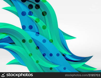 Vector colorful wave lines in white and grey 3d space. Vector colorful wave lines in white and grey 3d space. Abstract background for your message, vector illustration - business or technology presentation wallpaper