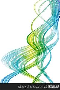 vector colorful waves background