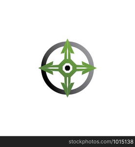 Vector Compass signs and symbols logo