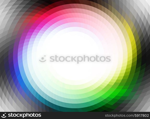 vector composition with grid, tiles, gradient effect
