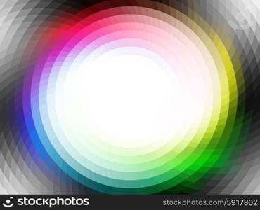 vector composition with grid, tiles, gradient effect
