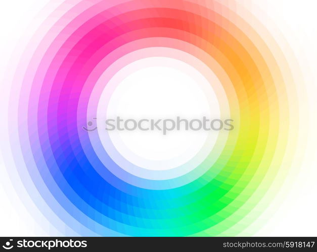 vector composition with grid, tiles, gradient effect