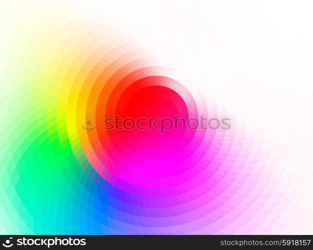 vector composition with grid, tiles, gradient effect