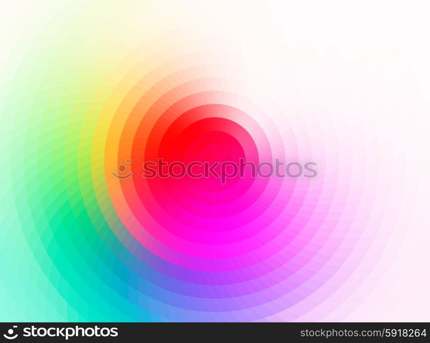 vector composition with grid, tiles, gradient effect