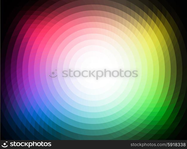 vector composition with grid, tiles, gradient effect