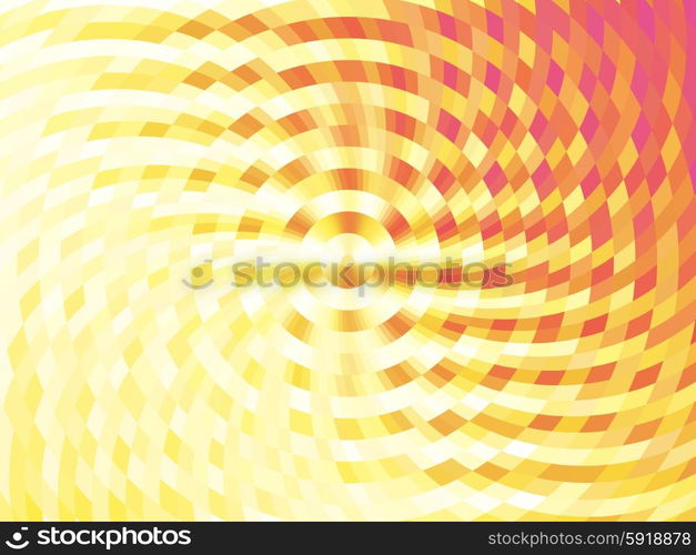vector composition with grid, tiles, gradient effect