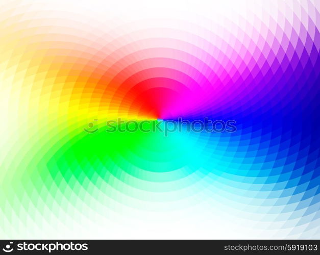 vector composition with grid, tiles, gradient effect