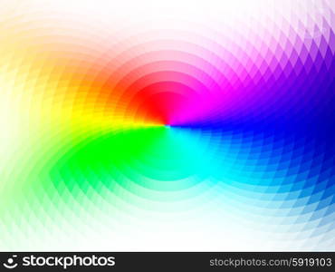 vector composition with grid, tiles, gradient effect