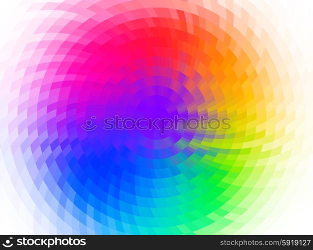 vector composition with grid, tiles, gradient effect