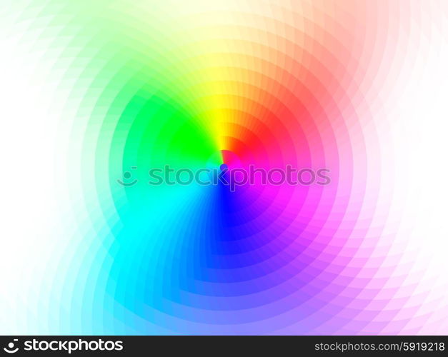 vector composition with grid, tiles, gradient effect