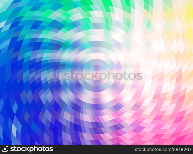 vector composition with grid, tiles, gradient effect