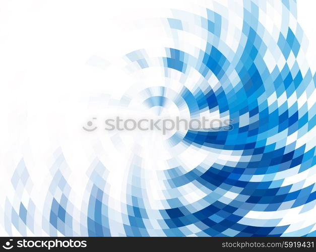 vector composition with grid, tiles, gradient effect