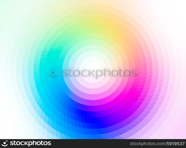 vector composition with grid, tiles, gradient effect