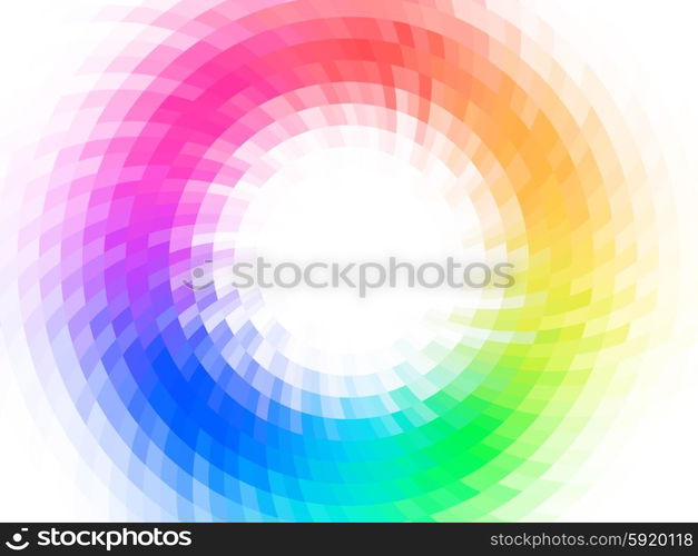 vector composition with grid, tiles, gradient effect